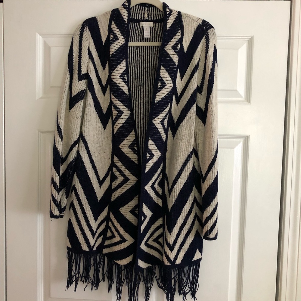 Tunic length sweater
